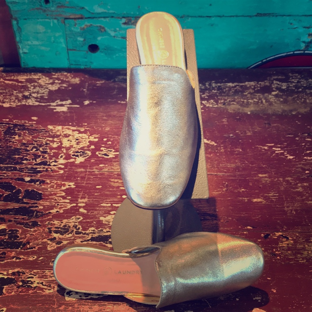 Super soft sheep leather slide